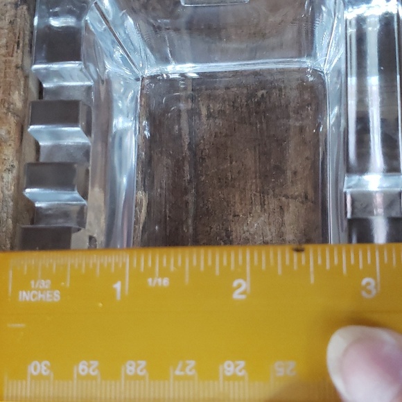 Vintage 1960's Arabia Finland Fine Crystal Ashtray by Kaj Franck Nuutajarvi - Picture 7 of 7